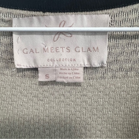 GAL MEETS GLAM Heidi Black Sweater Long Sleeve Dress, EUC - Picture 7 of 7